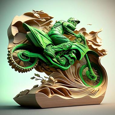 3D model Kawasaki KX450F (STL)